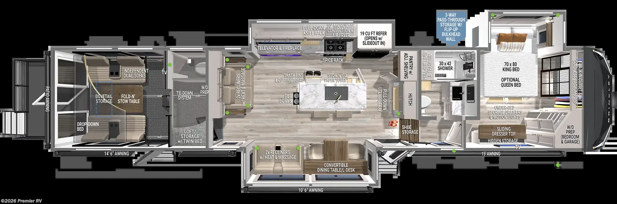 2026 Brinkley RV Model G 4100 - New Fifth Wheel For Sale by Premier RV  in Blue Grass, Iowa