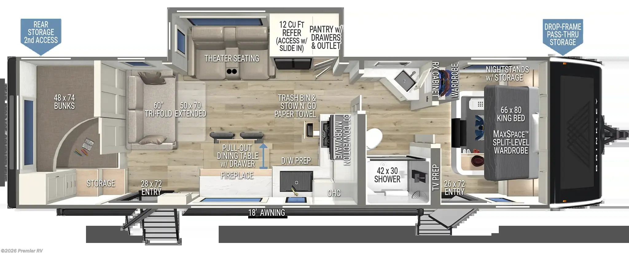 2026 Model I 294 by Brinkley RV from Premier RV  in Blue Grass, Iowa