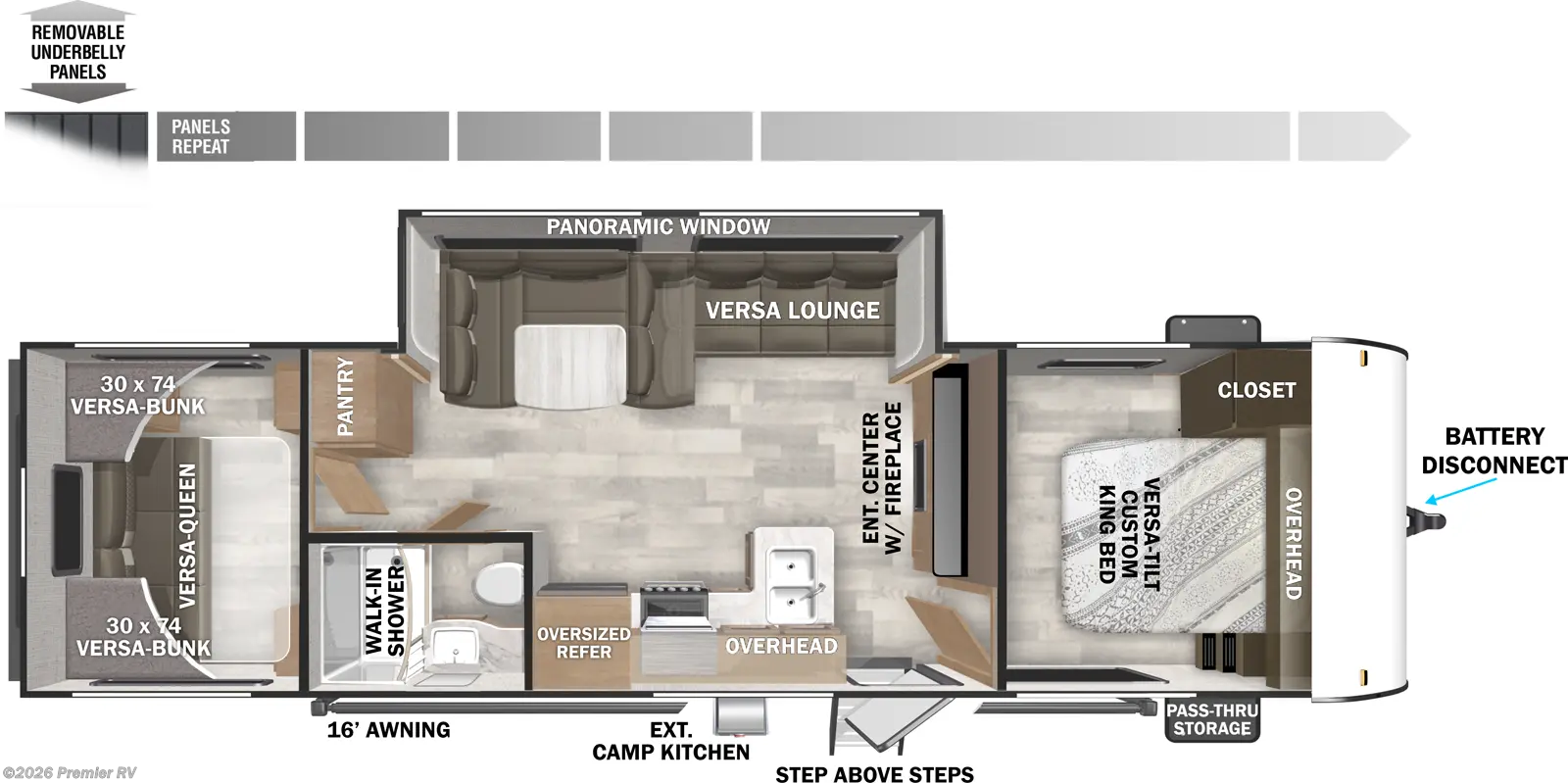 2026 Forest River Salem Cruise Lite T28VBXL - New Travel Trailer For Sale by Premier RV  in Blue Grass, Iowa