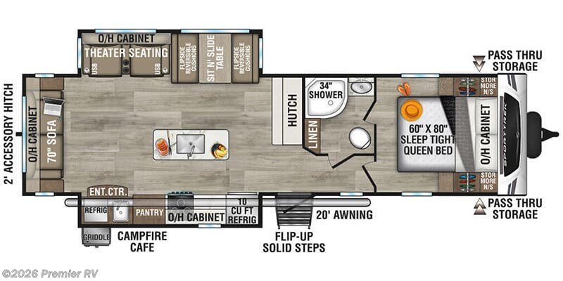 2025 SportTrek ST312VIK by Venture RV from Premier RV  in Blue Grass, Iowa