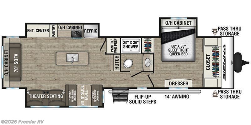 2026 Venture RV Sienna SA293VIK - New Travel Trailer For Sale by Premier RV  in Blue Grass, Iowa