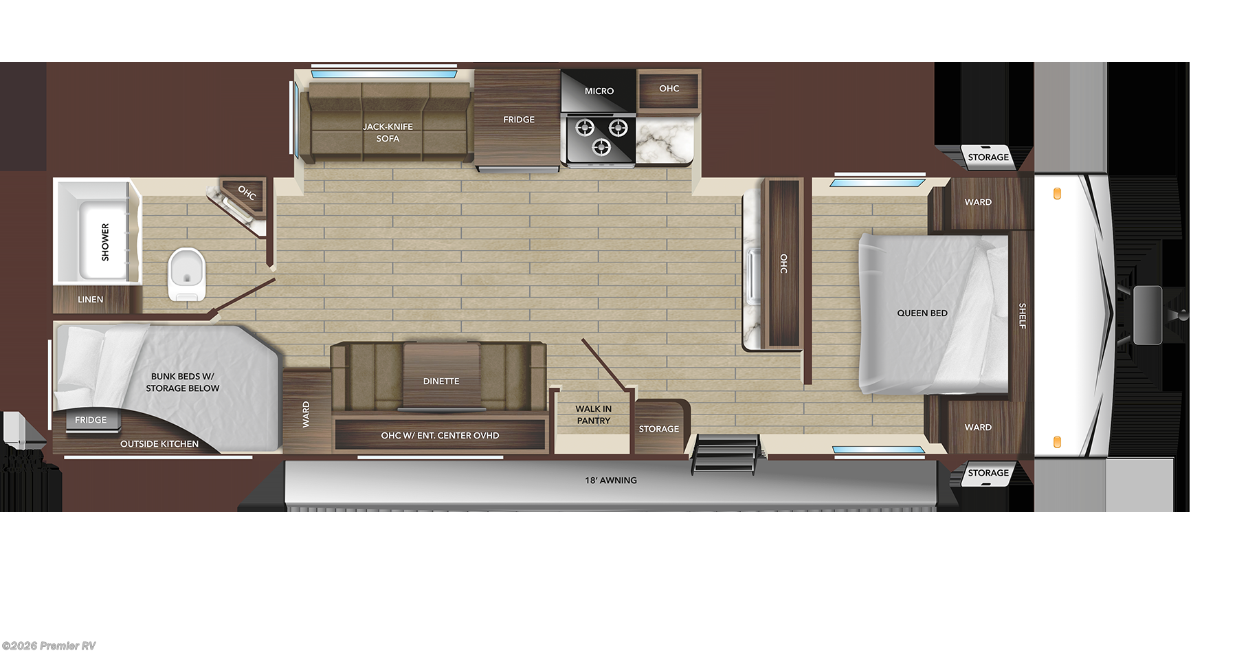 2025 Autumn Ridge 27BHP by Starcraft from Premier RV  in Blue Grass, Iowa