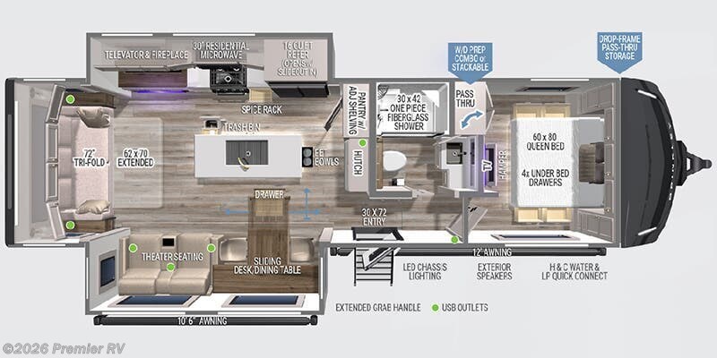 2026 Model Z AIR 297 by Brinkley RV from Premier RV  in Blue Grass, Iowa