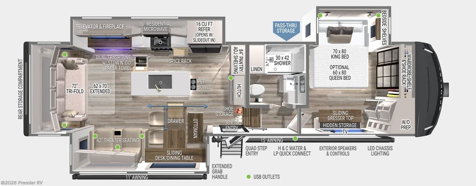 2026 Model Z 3100 by Brinkley RV from Premier RV  in Blue Grass, Iowa