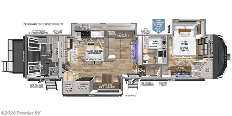 2026 Model G 3250 by Brinkley RV from Premier RV  in Blue Grass, Iowa