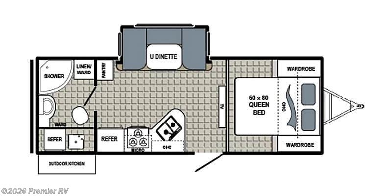 2017 Dutchmen Kodiak 223RBSL - Used Travel Trailer For Sale by Premier RV  in Blue Grass, Iowa