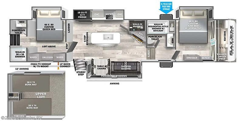 2025 Salem Hemisphere 375FAM by Forest River from Premier RV  in Blue Grass, Iowa