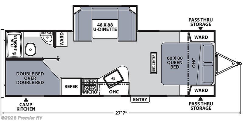 2023 Coachmen Apex Ultra-Lite 245BHS - Used Travel Trailer For Sale by Premier RV  in Blue Grass, Iowa