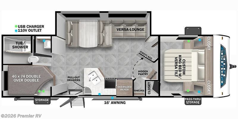 2025 Salem Cruise Lite T26ICE by Forest River from Premier RV  in Blue Grass, Iowa
