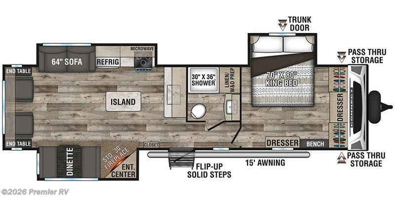 2021 Connect 313RL by K-Z from Premier RV  in Blue Grass, Iowa