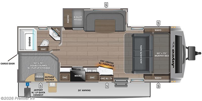2023 White Hawk 25MBH by Jayco from Premier RV  in Blue Grass, Iowa