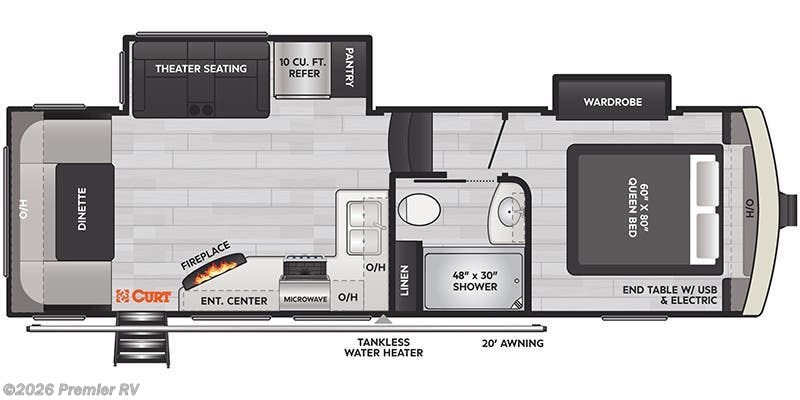 2023 Keystone Arcadia Super Lite 253SLRD - Used Fifth Wheel For Sale by Premier RV  in Blue Grass, Iowa