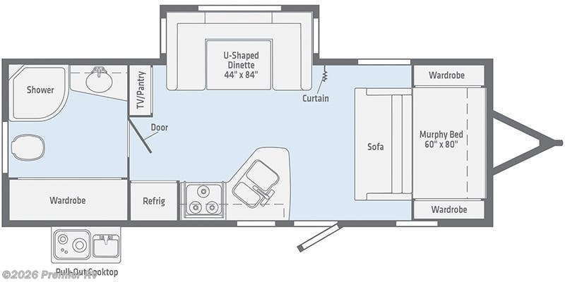 2022 Minnie 2201MB by Winnebago from Premier RV  in Blue Grass, Iowa