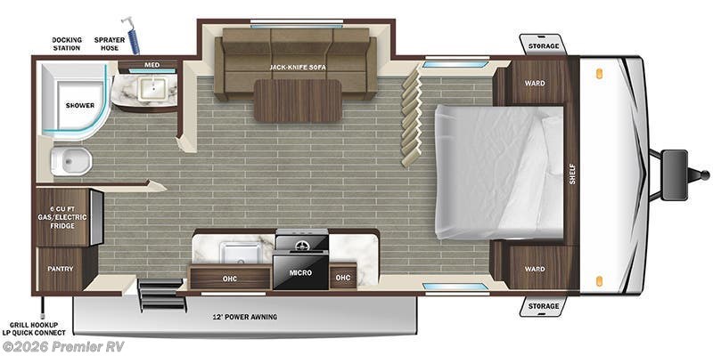 2023 Starcraft Autumn Ridge 20FBS - Used Travel Trailer For Sale by Premier RV  in Blue Grass, Iowa