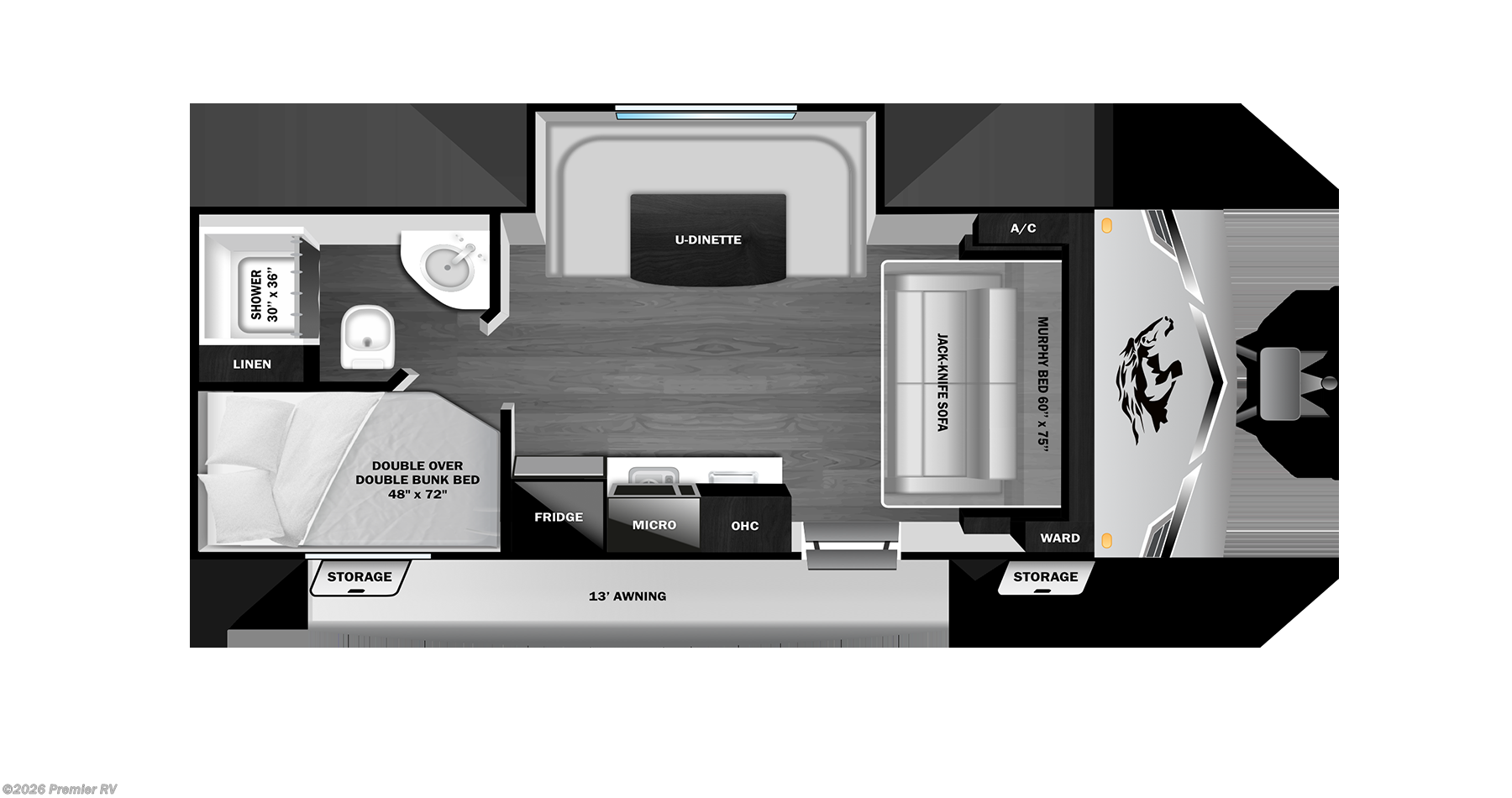 2026 Colt SINGLE AXLE 18MBS by Highland Ridge from Premier RV  in Blue Grass, Iowa