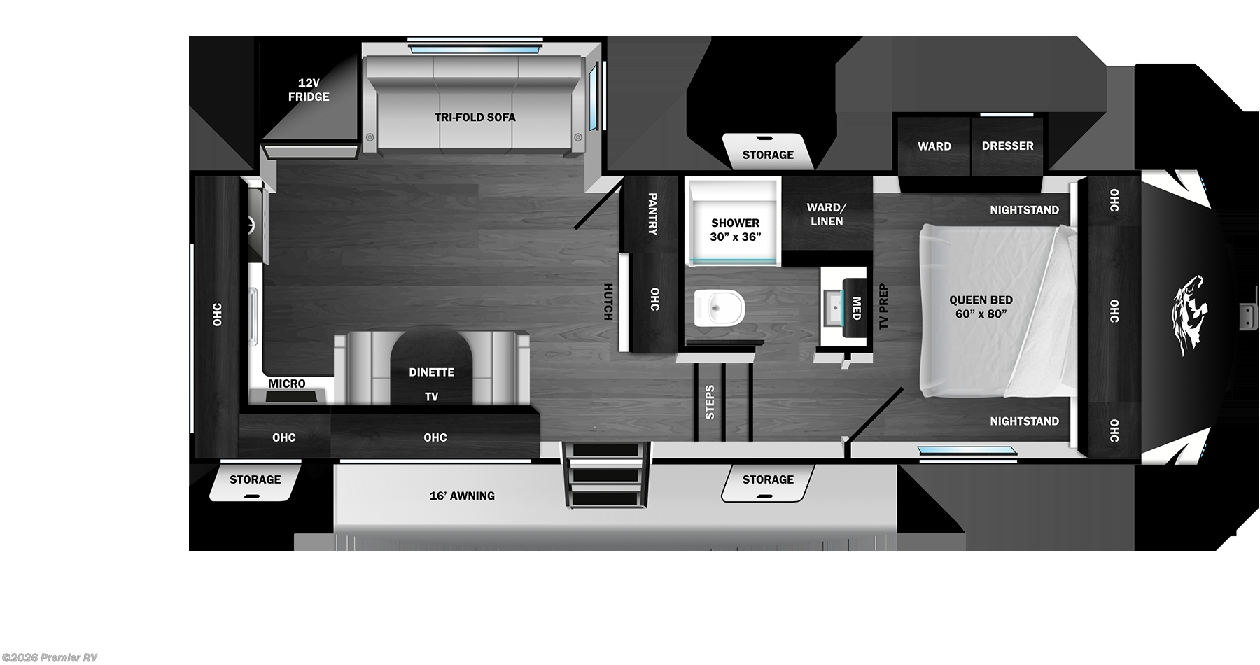 2026 Highland Ridge Roamer Light Duty 24MLDS - New Fifth Wheel For Sale by Premier RV  in Blue Grass, Iowa