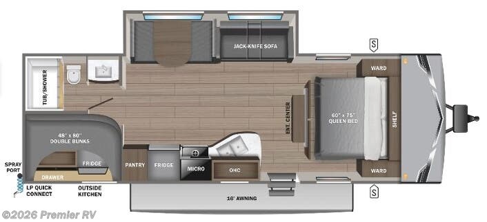 2026 Colt 26DBS by Highland Ridge from Premier RV  in Blue Grass, Iowa