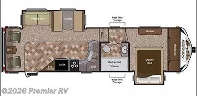 2014 Keystone Sprinter COPPER CANYON 269FWRLS - Used Fifth Wheel For Sale by Premier RV  in Blue Grass, Iowa