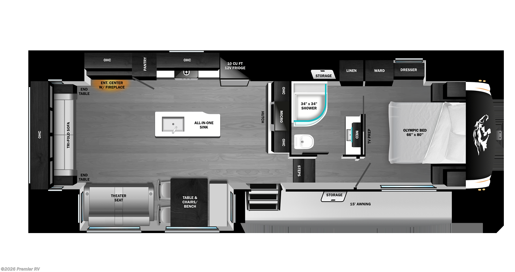 2026 Highland Ridge Roamer 29RLDS - New Fifth Wheel For Sale by Premier RV  in Blue Grass, Iowa