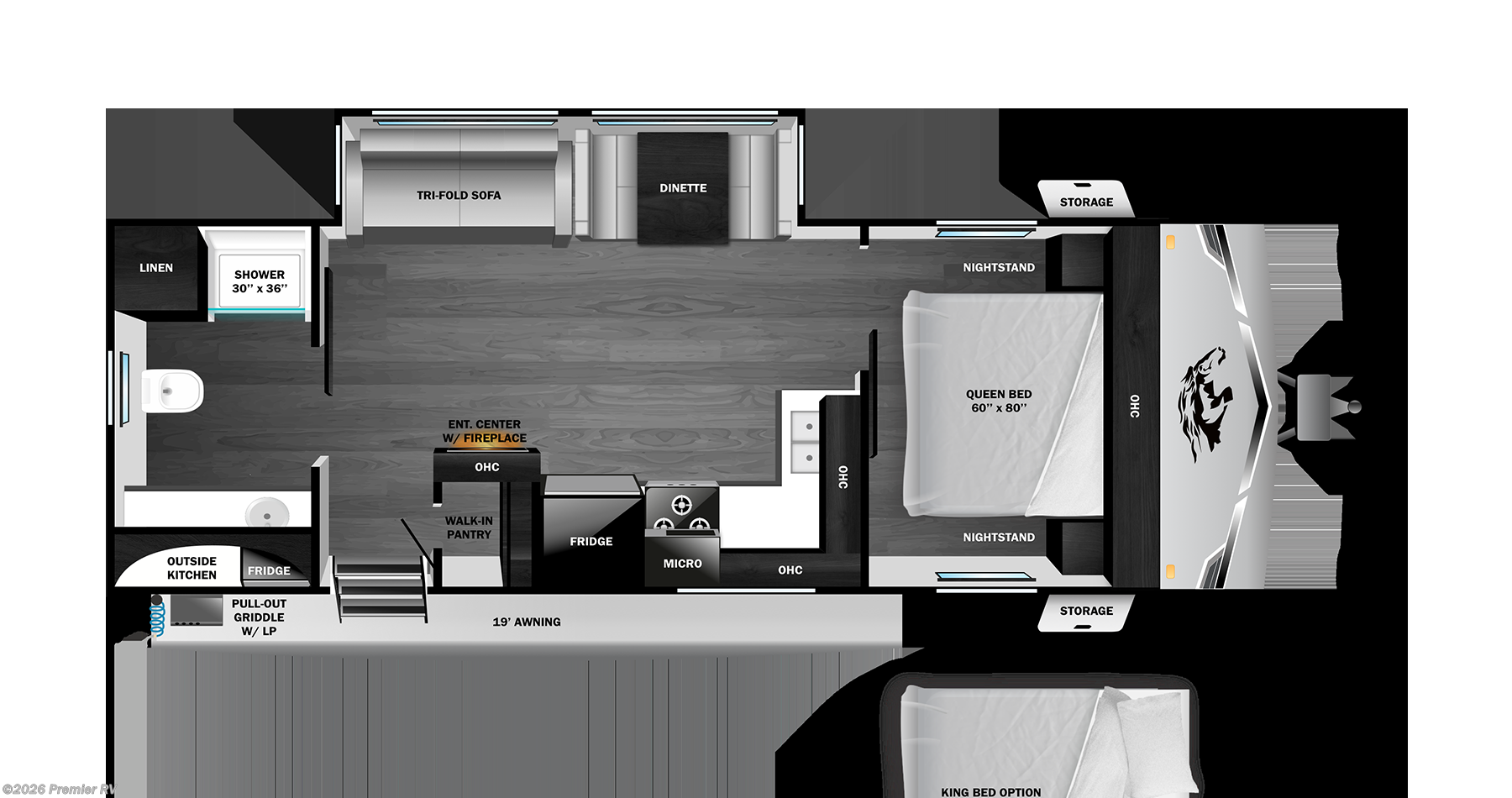 2026 Range Lite 250RBL by Highland Ridge from Premier RV  in Blue Grass, Iowa