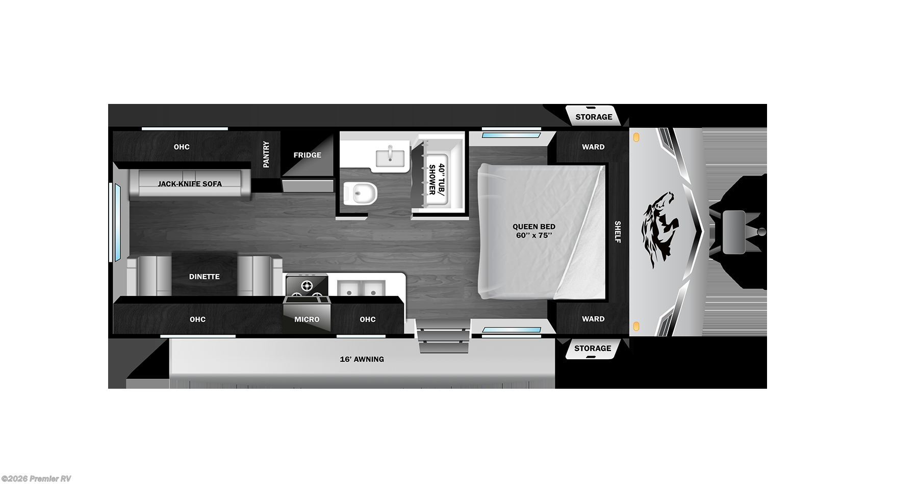 2026 Colt 21QB by Highland Ridge from Premier RV  in Blue Grass, Iowa