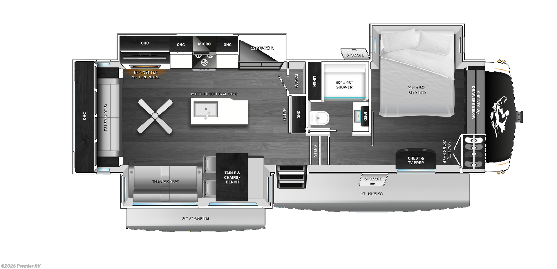 2026 Highland Ridge ROAMER 32RLTS - New Fifth Wheel For Sale by Premier RV  in Blue Grass, Iowa