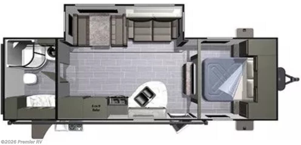 2017 Highland Ridge Open Range LITE 2604RB - Used Travel Trailer For Sale by Premier RV  in Blue Grass, Iowa