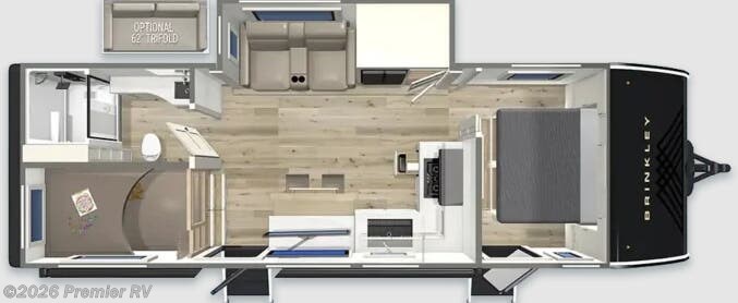 2027 Brinkley RV Model Ix 24X - New Travel Trailer For Sale by Premier RV  in Blue Grass, Iowa