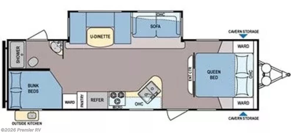 2013 Coleman Explorer 281BH - Used Travel Trailer For Sale by Premier RV  in Blue Grass, Iowa