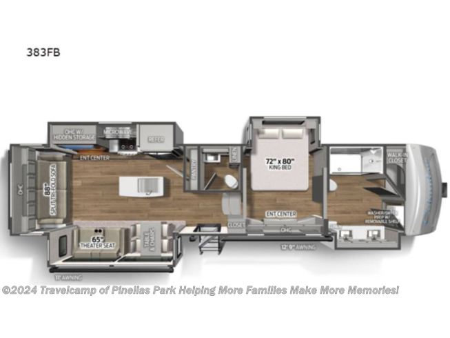 2023 Palomino Columbus 383FB - New Fifth Wheel For Sale by Travelcamp of Pinellas Park in Pinellas Park, Florida