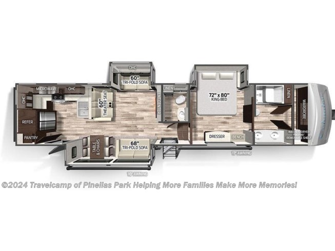 2023 Palomino Columbus 384RK - New Fifth Wheel For Sale by Travelcamp of Pinellas Park in Pinellas Park, Florida