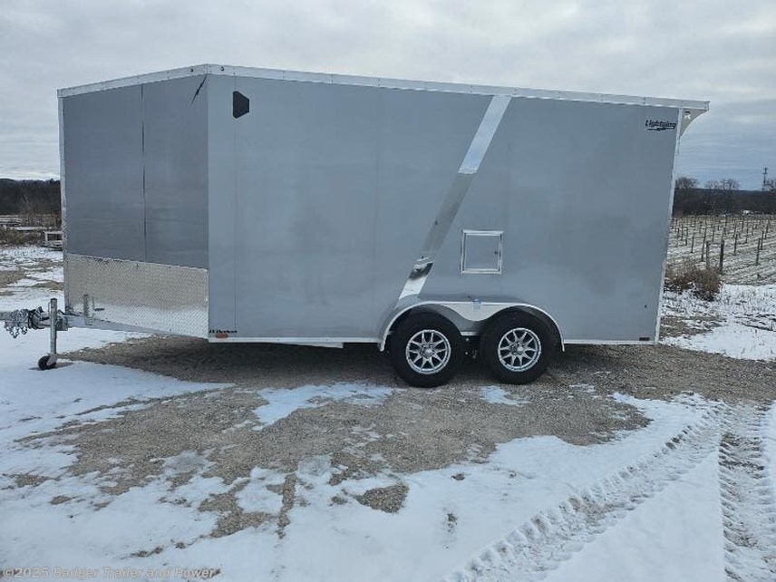 New 2025 Lightning Trailers LTFES Snowmobile TA 7 X 23 X 7 TALL TANDEM SNOWMOBILE/UTV TRAILER available in Fond du Lac, Wisconsin
