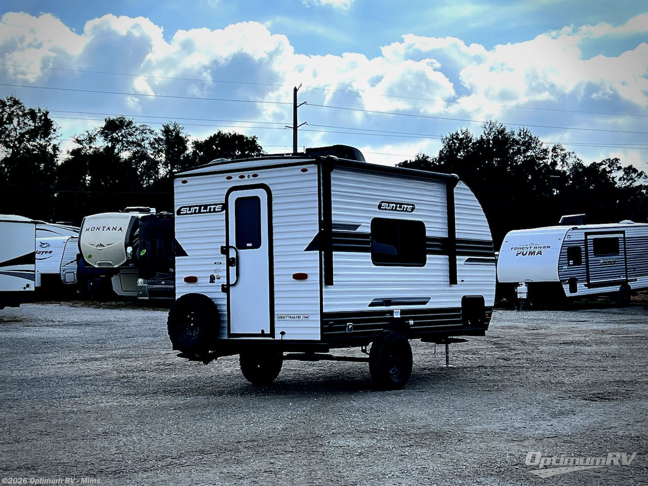 2026 Sunset Park RV Sun Lite 16BH - New Travel Trailer For Sale by Optimum RV - Mims in Mims, Florida features Awning