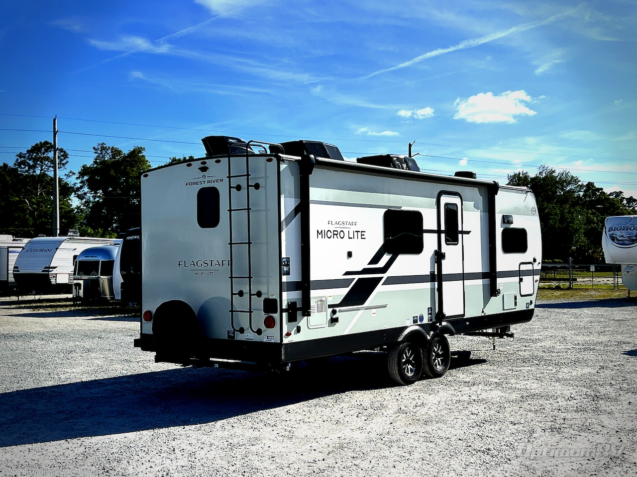 2026 Forest River Flagstaff Micro Lite 25MBR - New Travel Trailer For Sale by Optimum RV - Mims in Mims, Florida features Awning, Slideout