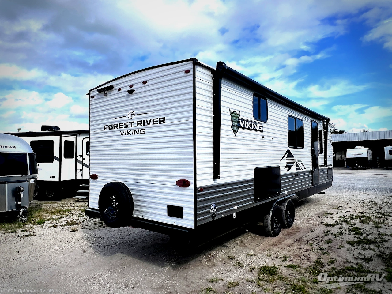 2026 Forest River Viking 5K Series 25QBH - New Travel Trailer For Sale by Optimum RV - Mims in Mims, Florida features Awning