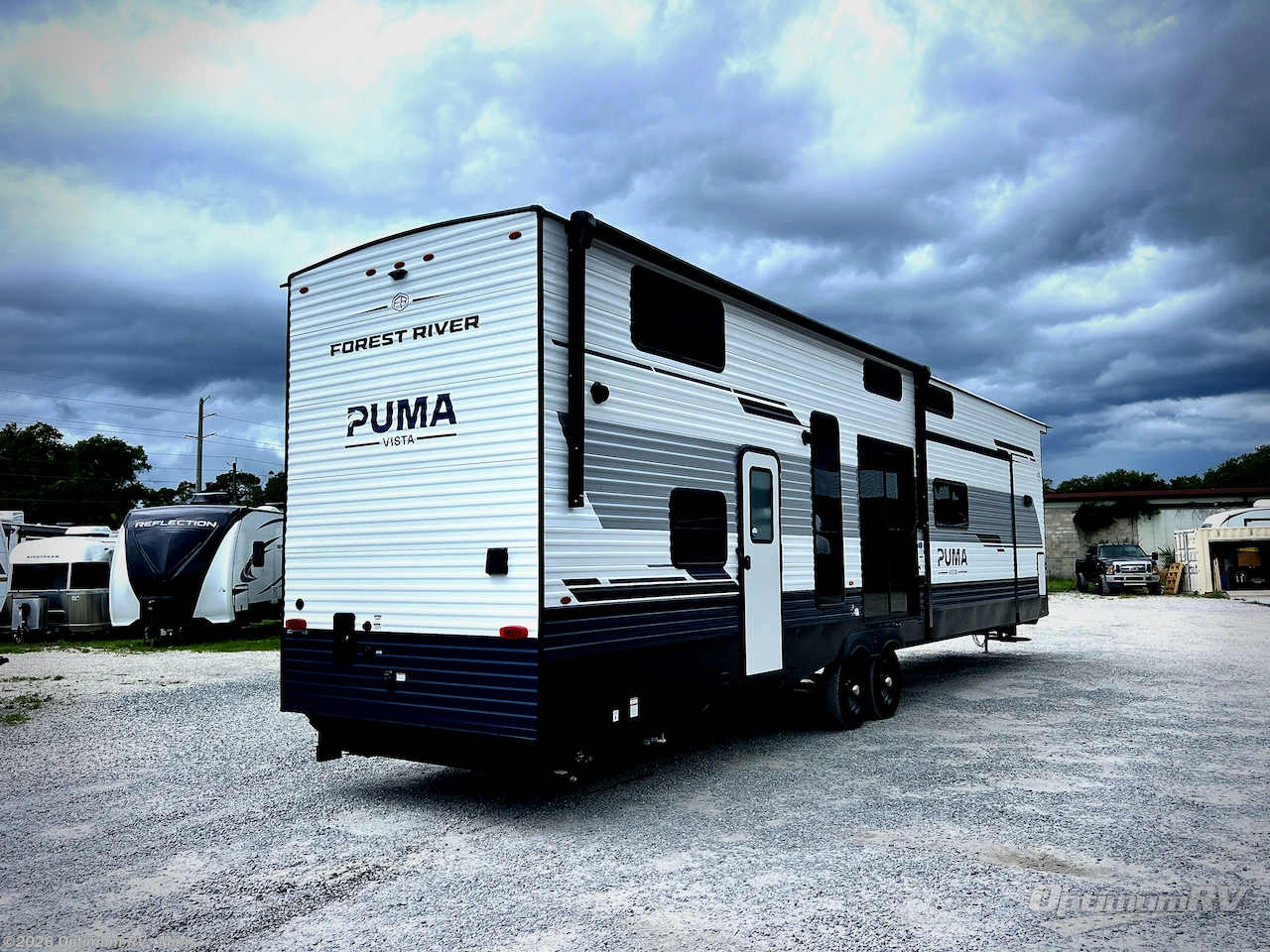 2027 Forest River Puma Vista 403LFT - New Destination Trailer For Sale by Optimum RV - Mims in Mims, Florida features Slideout, Awning