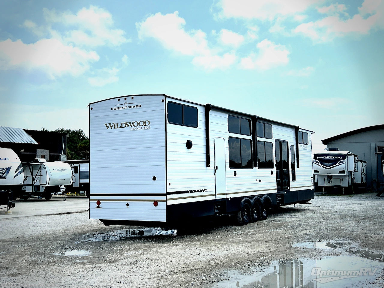 2027 Forest River Wildwood Grand Lodge 42ZEN - New Destination Trailer For Sale by Optimum RV - Mims in Mims, Florida features Awning, Slideout