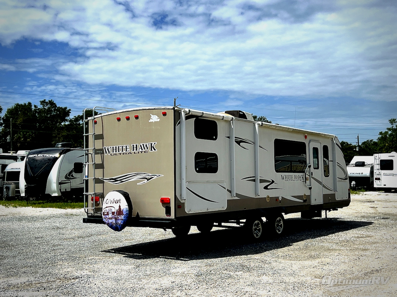 2013 Jayco White Hawk 29SQB - Used Travel Trailer For Sale by Optimum RV - Mims in Mims, Florida features Slideout