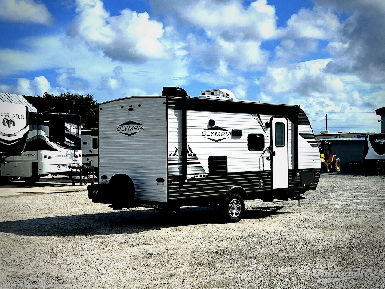 2022 Olympia Olympia Sport 19BH - Used Travel Trailer For Sale by Optimum RV - Mims in Mims, Florida features Awning