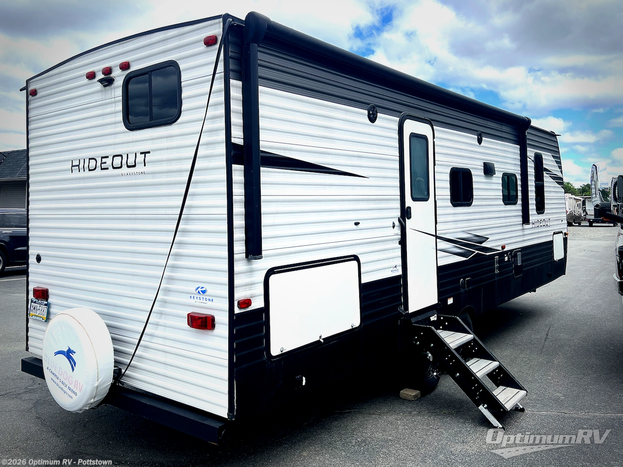 2021 Keystone Hideout 250BH - Used Travel Trailer For Sale by Optimum RV - Pottstown in Pottstown, Pennsylvania features Slideout, Awning