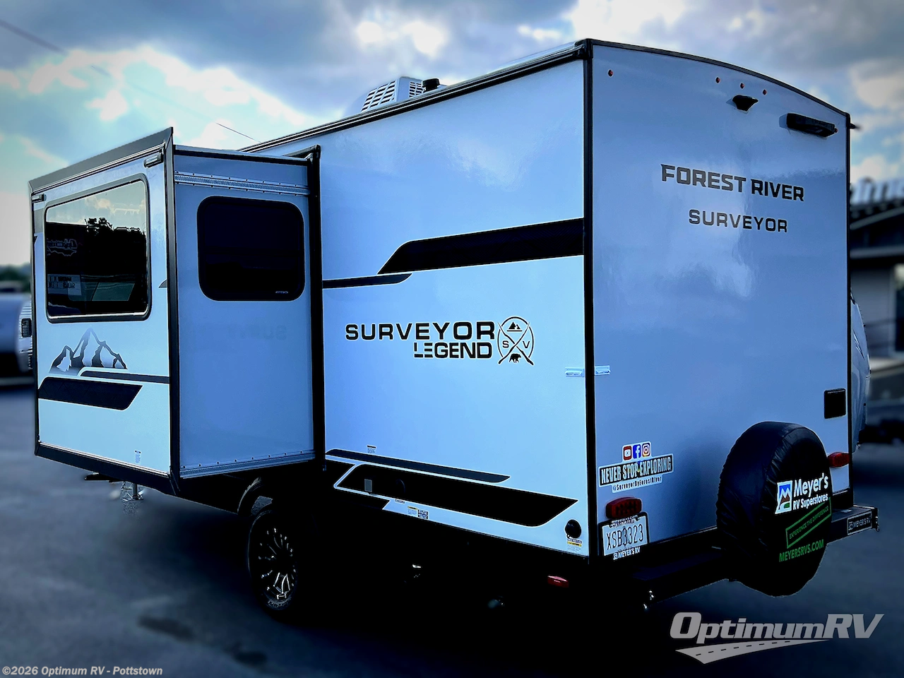 2026 Forest River Surveyor Legend 19SSLE - Used Travel Trailer For Sale by Optimum RV - Pottstown in Pottstown, Pennsylvania features Awning, Slideout