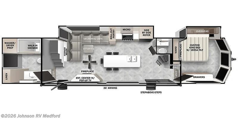 2025 Forest River Salem Grand Villa 44VIEW - New Destination Trailer For Sale by Johnson RV Medford in Medford, Oregon