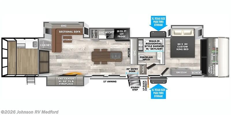 2025 Forest River Salem Hemisphere 38VERANDA - New Fifth Wheel For Sale by Johnson RV Medford in Medford, Oregon