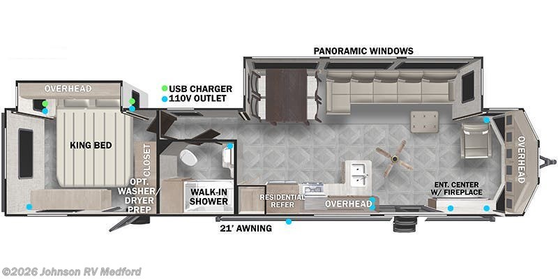 2025 Forest River Salem Villa 40FDEN - New Destination Trailer For Sale by Johnson RV Medford in Medford, Oregon
