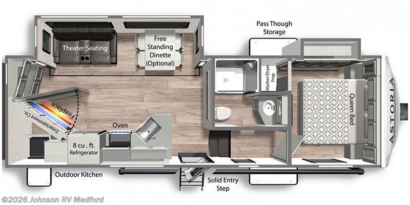 2022 Dutchmen Astoria 1500 2503REF - Used Fifth Wheel For Sale by Johnson RV Medford in Medford, Oregon