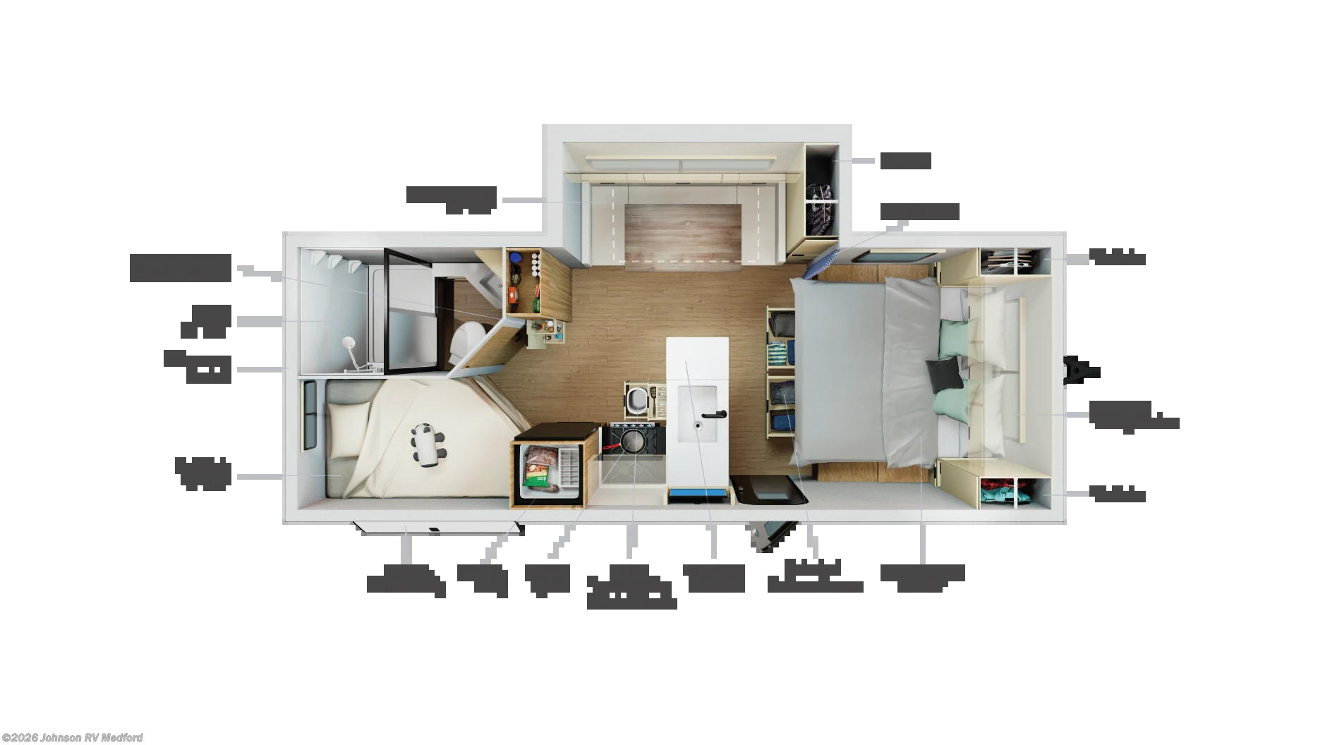 2026 Winnebago Thrive 22MBH - New Travel Trailer For Sale by Johnson RV Medford in Medford, Oregon