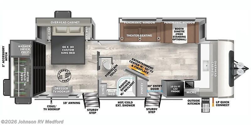 2026 Forest River Salem Hemisphere 270FKS - New Travel Trailer For Sale by Johnson RV Medford in Medford, Oregon