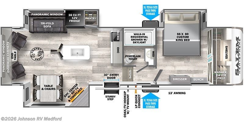 2026 Forest River Salem Hemisphere 286RL - New Fifth Wheel For Sale by Johnson RV Medford in Medford, Oregon