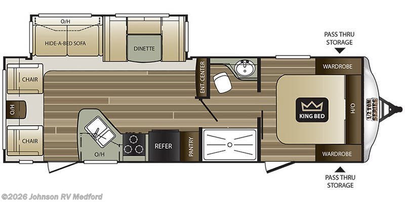 2018 Keystone Cougar Half-Ton West 28RLSWE - Used Travel Trailer For Sale by Johnson RV Medford in Medford, Oregon