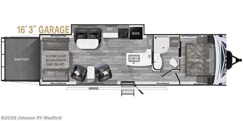 2023 Heartland Fuel 287 - Used Toy Hauler For Sale by Johnson RV Medford in Medford, Oregon